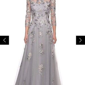 La Femme Mother of Groom Tulle Gown